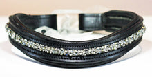 Custom Topline Leather woven beaded crystal browband