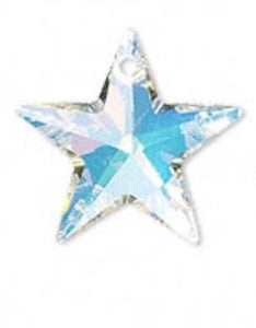 Swarovski crystal star charm for bridle, collar, or purse